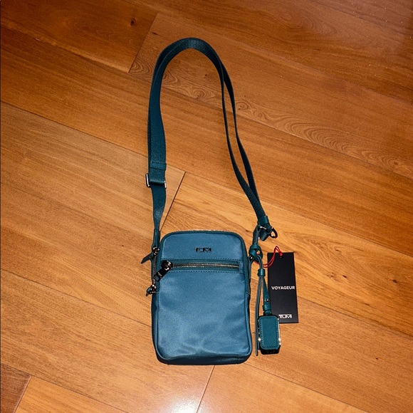 NWT Tumi Persia Crossbody Bag- Lagoon color - Picture 3 of 6